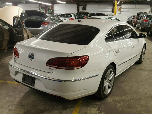 WVWBP7ANXEE511796 - 2014 VOLKSWAGEN CC SPORT WHITE photo 4