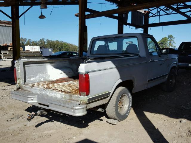 1FTCF1032DNA04457 - 1983 FORD F100 GRAY photo 4