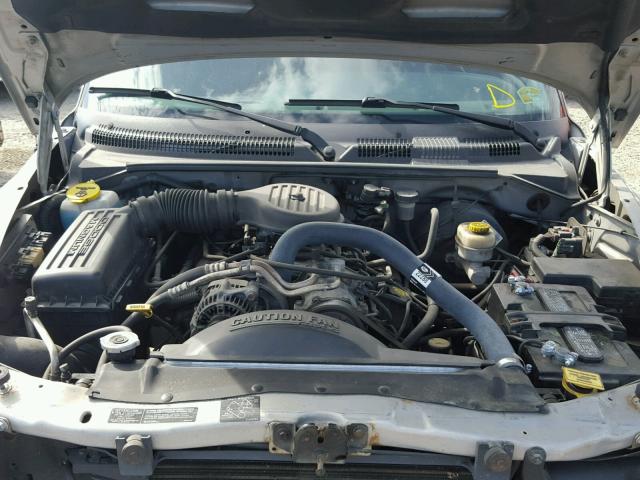 1B7GG26Y5XS157976 - 1999 DODGE DAKOTA SILVER photo 7