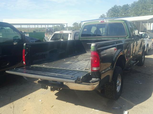 1FTNX21F1YEC40379 - 2000 FORD F250 GREEN photo 4