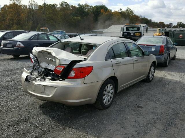 1C3LC46J78N142361 - 2008 CHRYSLER SEBRING LX TAN photo 4