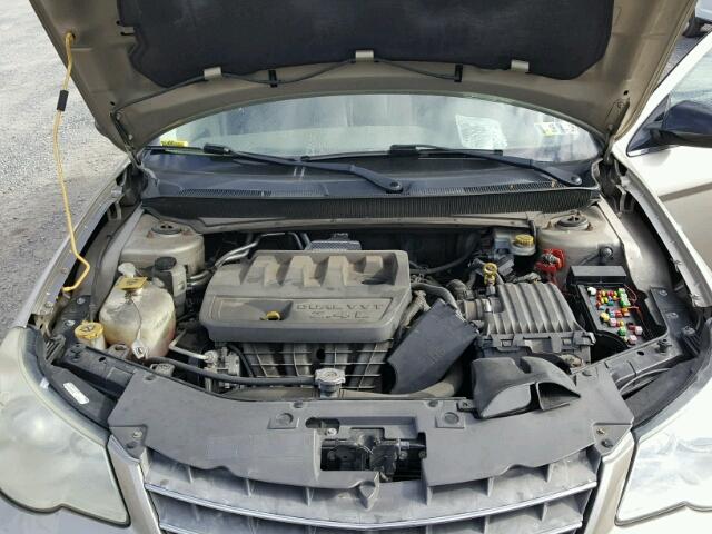 1C3LC46J78N142361 - 2008 CHRYSLER SEBRING LX TAN photo 7