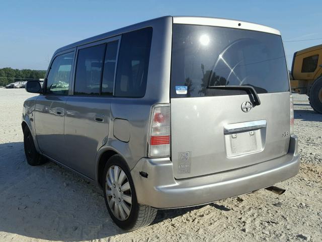 JTLKT324740150764 - 2004 TOYOTA SCION XB ვერცხლისფერი ფოტო 3