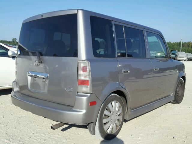 JTLKT324740150764 - 2004 TOYOTA SCION XB ვერცხლისფერი ფოტო 4