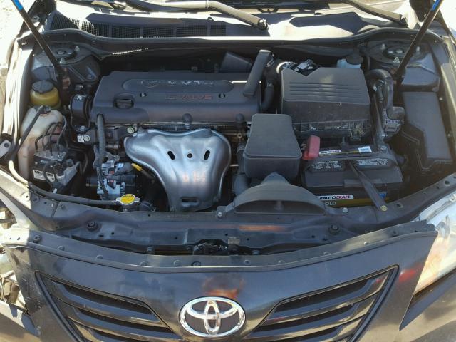 4T1BE46K09U796471 - 2009 TOYOTA CAMRY BASE BLACK photo 7