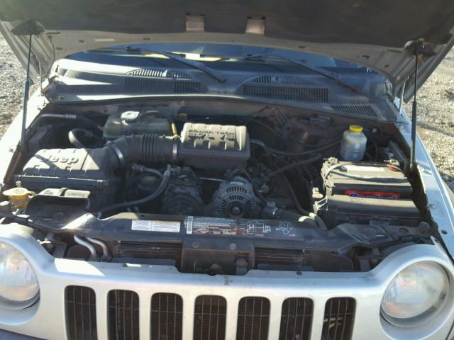 1J4GL48K63W638333 - 2003 JEEP LIBERTY SP SILVER photo 7