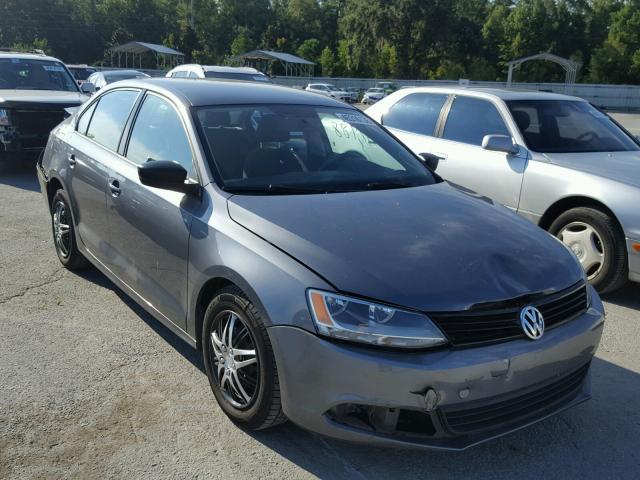 3VW1K7AJ7BM055847 - 2011 VOLKSWAGEN JETTA BASE GRAY photo 1