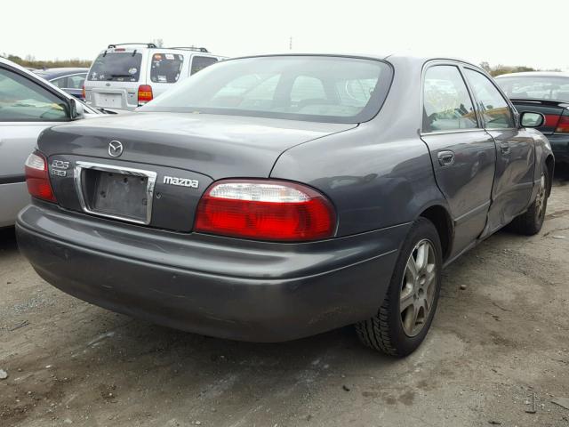 1YVGF22F2Y5163557 - 2000 MAZDA 626 ES GRAY photo 4