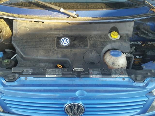 WV2KB47093H001820 - 2003 VOLKSWAGEN EUROVAN GL BLUE photo 7