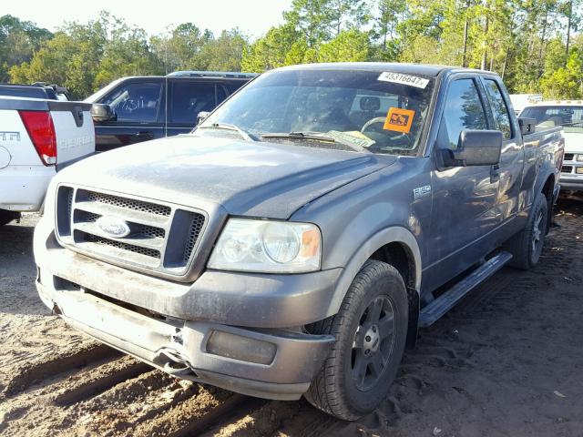 1FTPX145X4NA56588 - 2004 FORD F150 GRAY photo 2