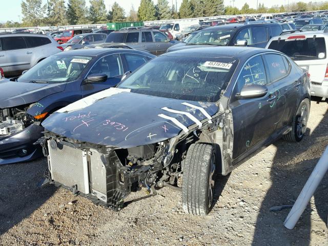 5XXGR4A67DG106643 - 2013 KIA OPTIMA SX GRAY photo 2