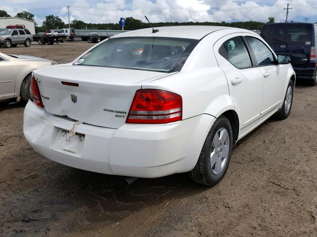 1B3CC4FB1AN135398 - 2010 DODGE AVENGER SX WHITE photo 4