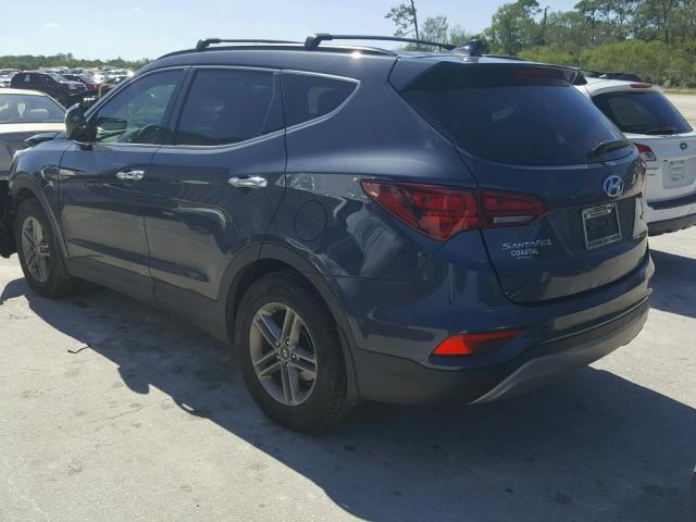 5NMZU3LB0HH023963 - 2017 HYUNDAI SANTA FE S GRAY photo 3