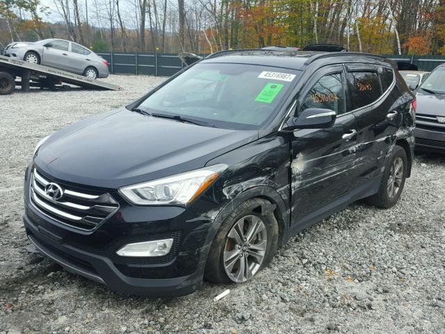 5XYZUDLBXDG051649 - 2013 HYUNDAI SANTA FE S BLACK photo 2