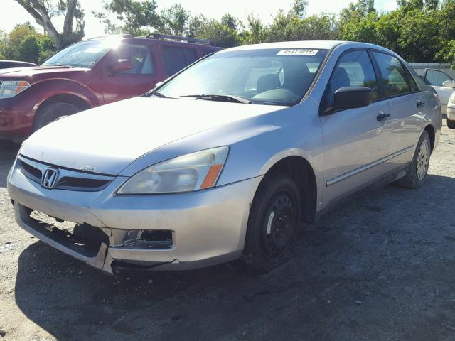 1HGCM55176A186124 - 2006 HONDA ACCORD VAL SILVER photo 2