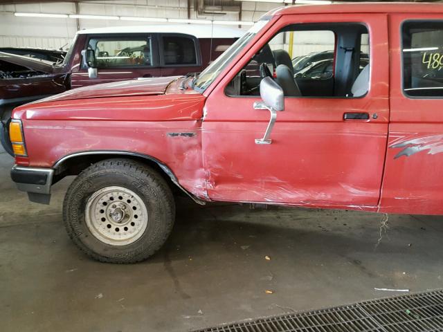 1FTCR15T8LPA81210 - 1990 FORD RANGER SUP RED photo 9