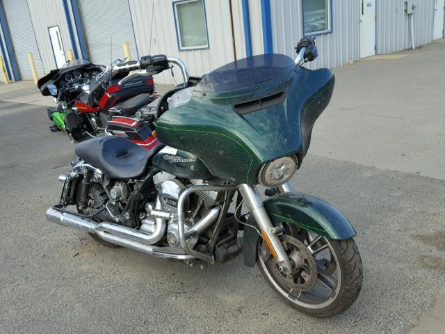 1HD1KRM17FB606784 - 2015 HARLEY-DAVIDSON FLHXS STRE GREEN photo 1