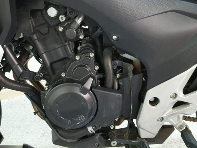 MLHPC4512D5000697 - 2013 HONDA CB500 F WHITE photo 11