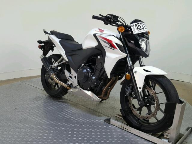 MLHPC4512D5000697 - 2013 HONDA CB500 F WHITE photo 2