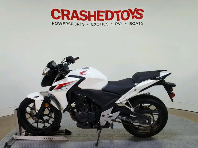 MLHPC4512D5000697 - 2013 HONDA CB500 F WHITE photo 5