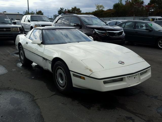 1G1YY0782F5105828 - 1985 CHEVROLET CORVETTE WHITE photo 1