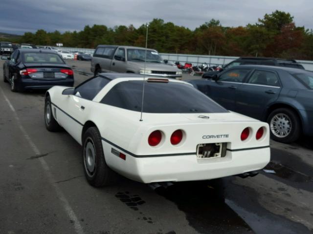 1G1YY0782F5105828 - 1985 CHEVROLET CORVETTE WHITE photo 3