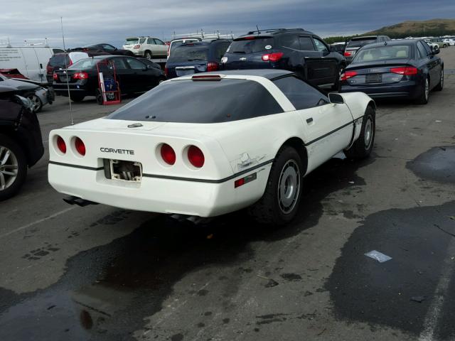 1G1YY0782F5105828 - 1985 CHEVROLET CORVETTE WHITE photo 4