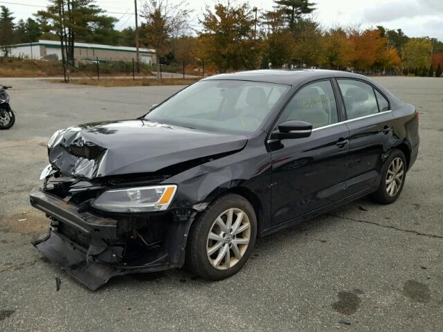 3VWDP7AJ1DM371326 - 2013 VOLKSWAGEN JETTA SE Qara foto 2