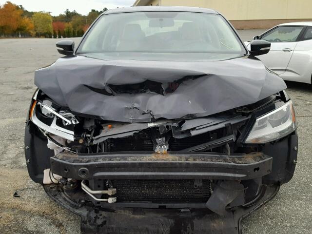 3VWDP7AJ1DM371326 - 2013 VOLKSWAGEN JETTA SE Qara foto 9