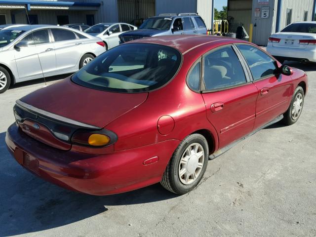 1FALP52U4TA188614 - 1996 FORD TAURUS GL MAROON photo 4