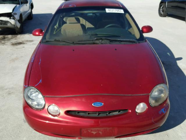 1FALP52U4TA188614 - 1996 FORD TAURUS GL MAROON photo 9