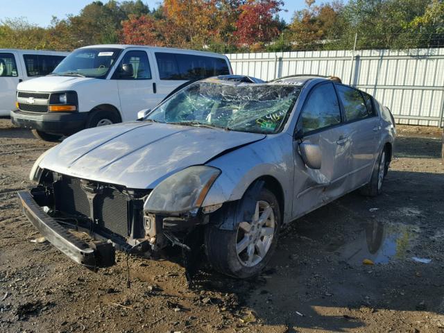 1N4BA41E36C820934 - 2006 NISSAN MAXIMA SE SILVER photo 2