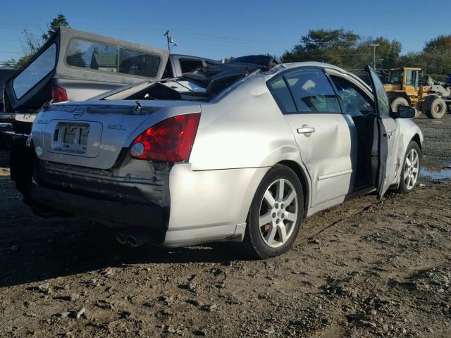 1N4BA41E36C820934 - 2006 NISSAN MAXIMA SE SILVER photo 4