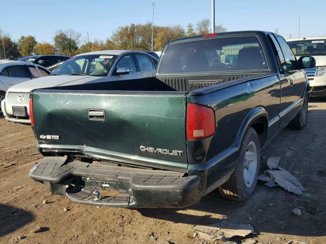 1GCCS19H538285578 - 2003 CHEVROLET S TRUCK S1 GREEN photo 4