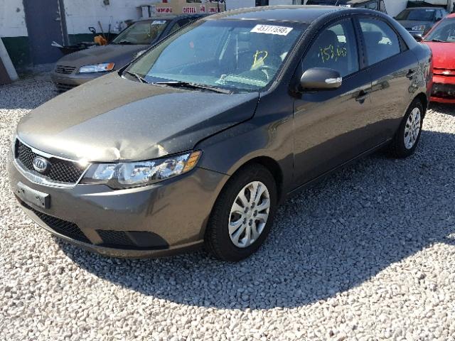 KNAFU4A28A5216153 - 2010 KIA FORTE EX BROWN photo 2