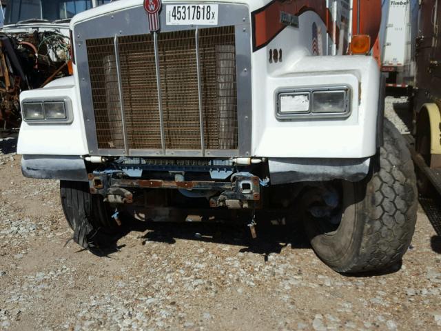 1NKWLA9X0LS545629 - 1990 KENWORTH CONSTRUCTI WHITE photo 9