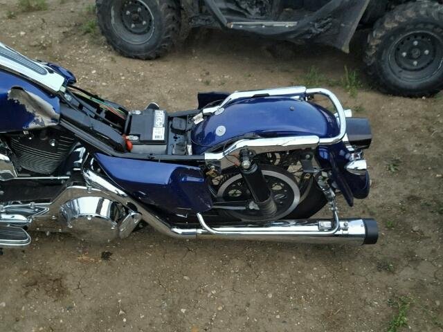 1HD1KBW186Y657311 - 2006 HARLEY-DAVIDSON FLHXI BLUE photo 6