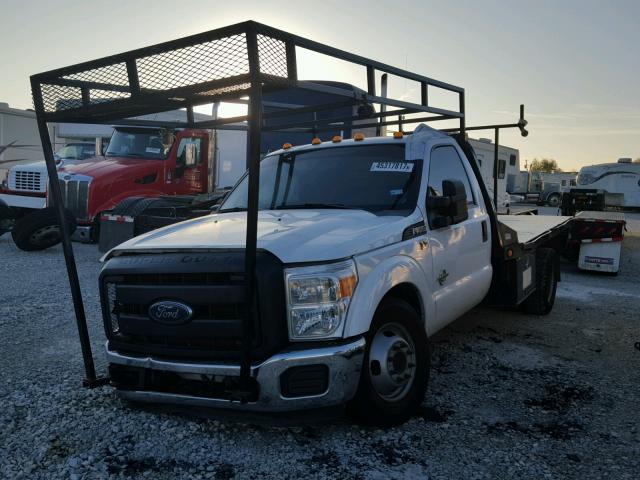 1FDRF3GTXFEA48068 - 2015 FORD F350 SUPER WHITE photo 2