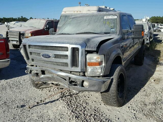 1FTSW2BR0AEA80161 - 2010 FORD F250 SUPER GRAY photo 2