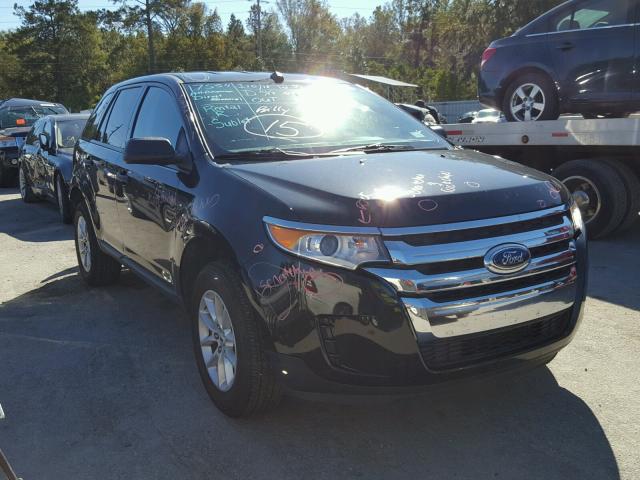 2FMDK3GC2EBB47709 - 2014 FORD EDGE SE BLACK photo 1