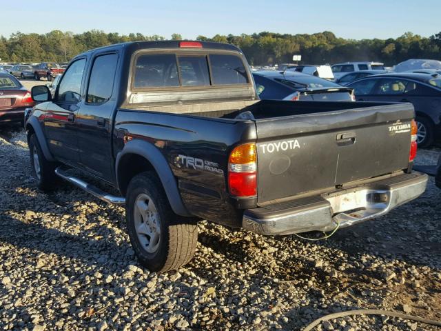 5TEGM92N21Z847023 - 2001 TOYOTA TACOMA BLACK photo 3