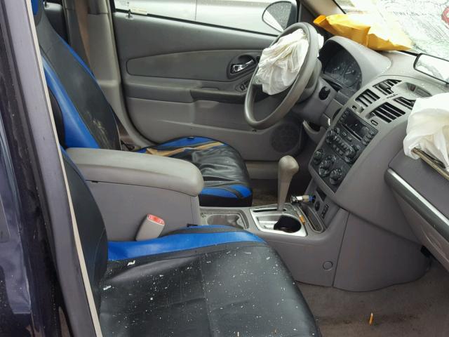 1G1ZT64885F326563 - 2005 CHEVROLET MALIBU MAX 蓝色 照片 5