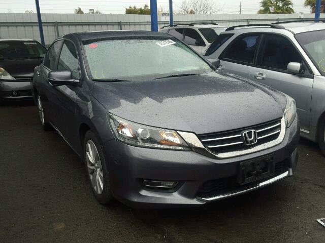 1HGCR2F88DA113594 - 2013 HONDA ACCORD EXL GRAY photo 1