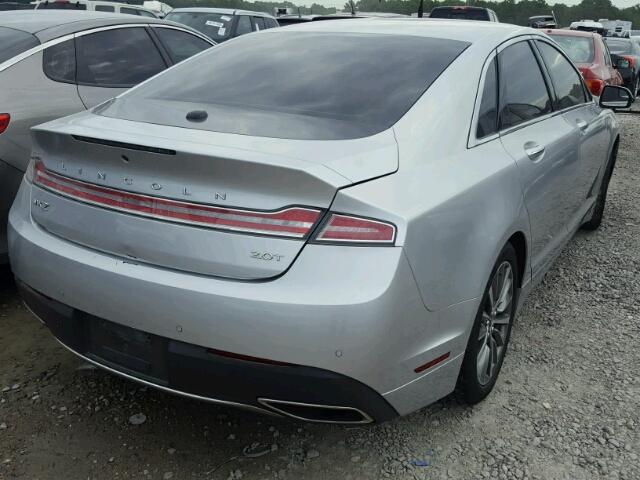 3LN6L5C94HR604232 - 2017 LINCOLN MKZ SELECT SILVER photo 4