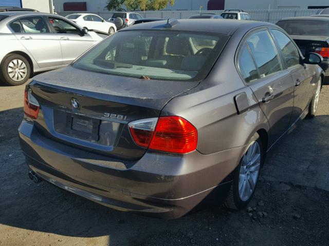 WBAVC53517FZ72504 - 2007 BMW 328 I SULE GRAY photo 4