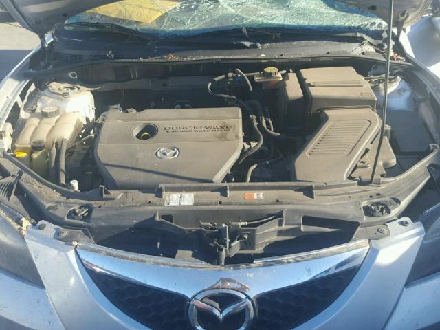 JM1BK32G991228570 - 2009 MAZDA 3 I SILVER photo 7