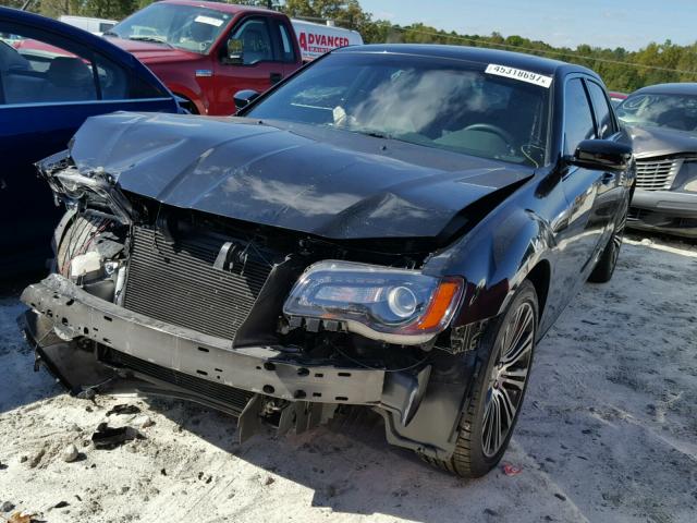 2C3CCABG4EH148521 - 2014 CHRYSLER 300 S BLACK photo 2