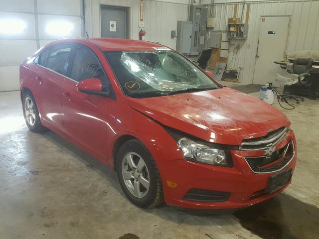 1G1PC5SB2E7387594 - 2014 CHEVROLET CRUZE LT RED photo 1