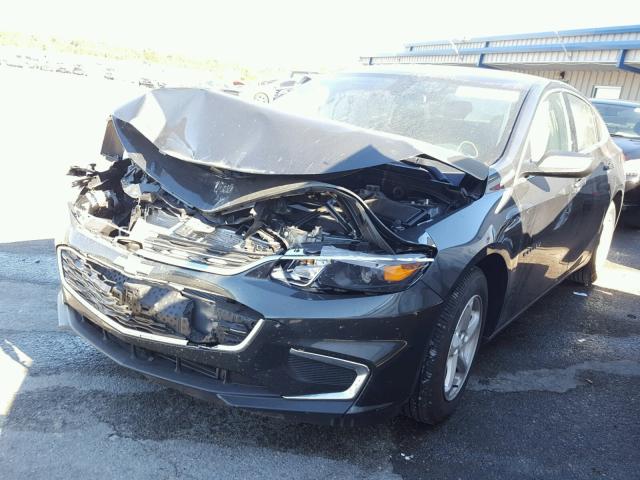 1G1ZB5ST3HF251747 - 2017 CHEVROLET MALIBU LS GRAY photo 2