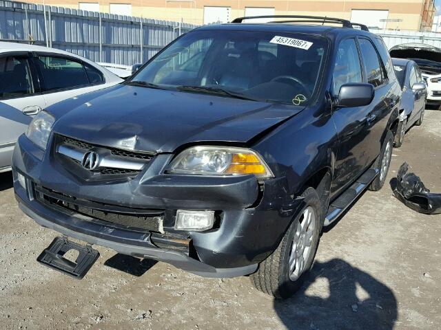 2HNYD18955H001092 - 2005 ACURA MDX TOURIN GRAY photo 2